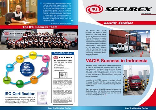 VACIS Success in Indonesia - IPS Securex