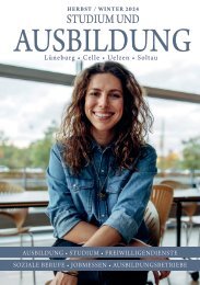 Ausbildung und Studium Herbst 2024 Lüneburg, Celle, Uelzen Soltau