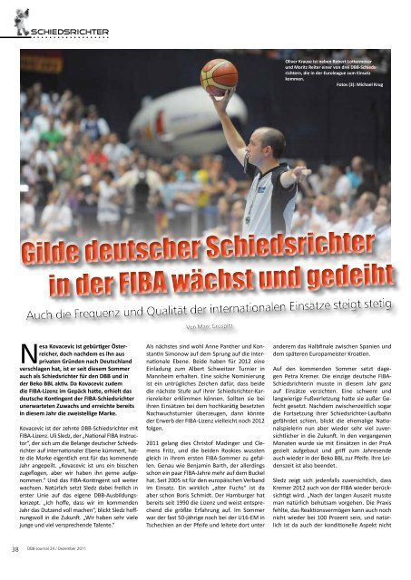 DBB-Journal - Deutscher Basketball Bund