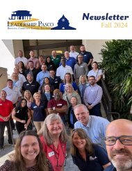 Leadership Pasco Newsletter - Fall  2024