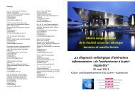 24ème congrès annuel de la Société suisse de radiologie ... - sgdmfr