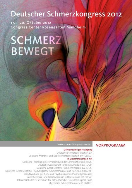 SCHMERZ BEWEGT - Deutscher Schmerzkongress 2012
