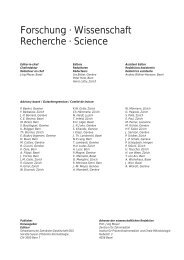 Forschung · Wissenschaft Recherche · Science - SSO