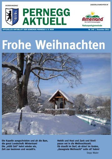 Frohe Weihnachten - Gemeinde Pernegg