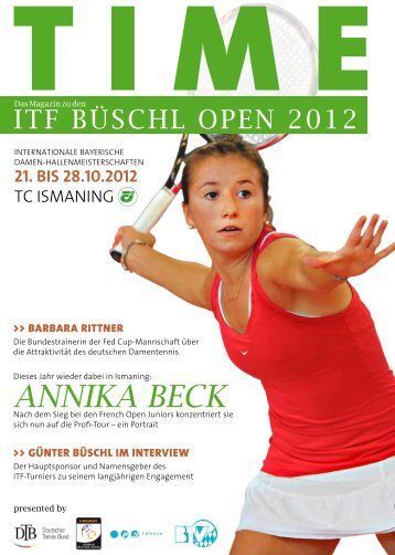 ANNIKA BECK - ITF-Ismaning