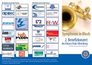 2. Benefizkonzert Symphonie in Blech - PolioPlus