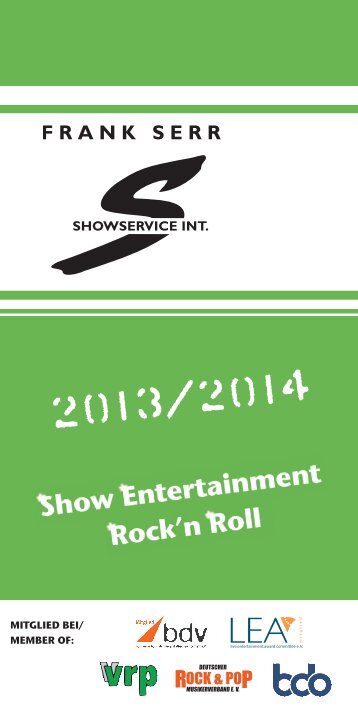 W ir v erstehen uns - SHOWSERVICE INTERNATIONAL *** Frank Serr