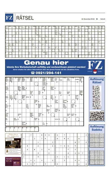 FZ - Sonntag in Franken E-Paper - Nordbayerischer Kurier