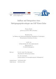 2 Lidar - Leibniz-Institut für Atmosphärenphysik an der Universität ...