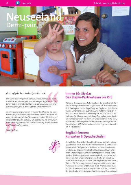 Au-pair Demi-pair - Stepin