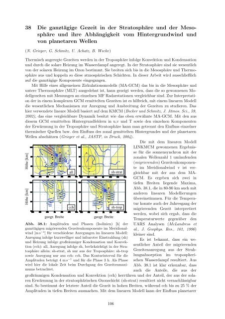 Institutsbericht 2002/2003 - Leibniz-Institut für Atmosphärenphysik ...