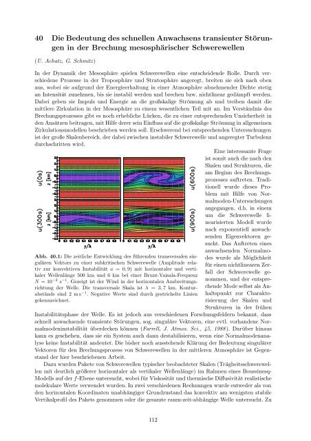 Institutsbericht 2002/2003 - Leibniz-Institut für Atmosphärenphysik ...