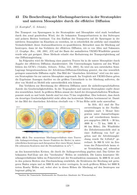 Institutsbericht 2002/2003 - Leibniz-Institut für Atmosphärenphysik ...