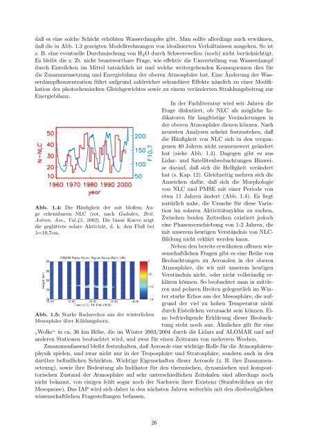 Institutsbericht 2002/2003 - Leibniz-Institut für Atmosphärenphysik ...