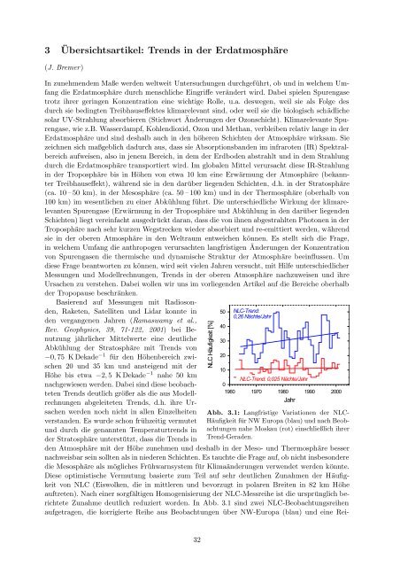 Institutsbericht 2002/2003 - Leibniz-Institut für Atmosphärenphysik ...