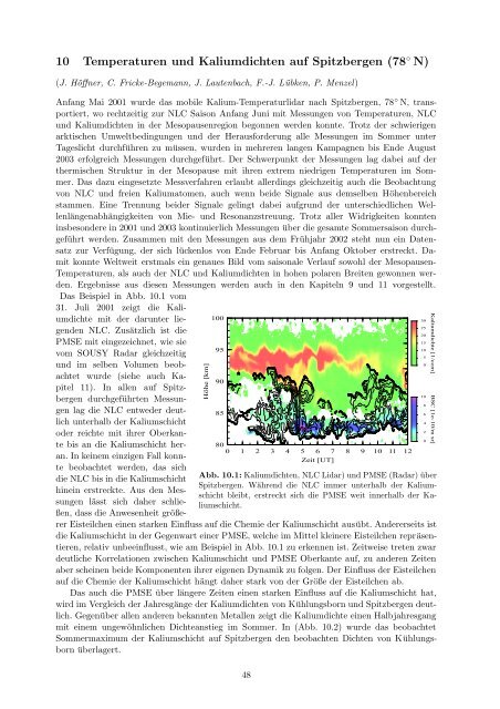 Institutsbericht 2002/2003 - Leibniz-Institut für Atmosphärenphysik ...