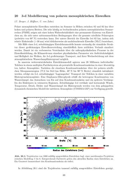 Institutsbericht 2002/2003 - Leibniz-Institut für Atmosphärenphysik ...