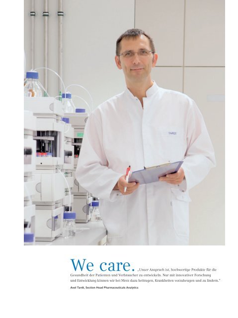 We care. - Merz Pharma
