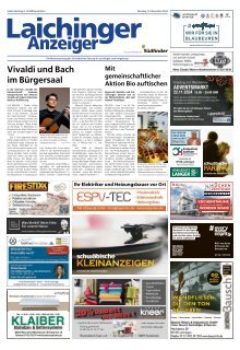 16.11.2024 Laichinger Anzeiger