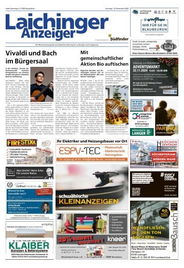 16.11.2024 Laichinger Anzeiger