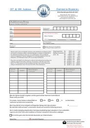 Auktionsauftrag Auktion 107 und 108