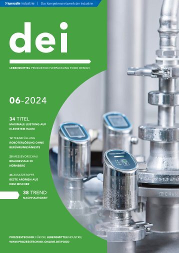 dei – Prozesstechnik für die Lebensmittelindustrie 06.2024