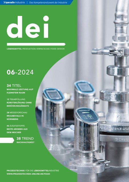 dei – Prozesstechnik für die Lebensmittelindustrie 06.2024