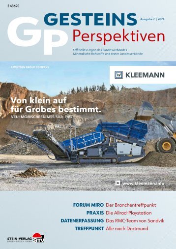 GesteinsPerspektiven 07/24