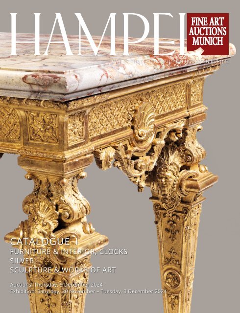 Furniture & Interior, Clocks, Silver, Sculpture & Works of Art