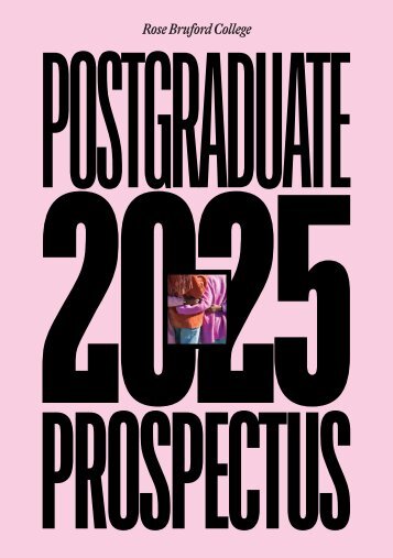 Rose Bruford College PG Prospectus