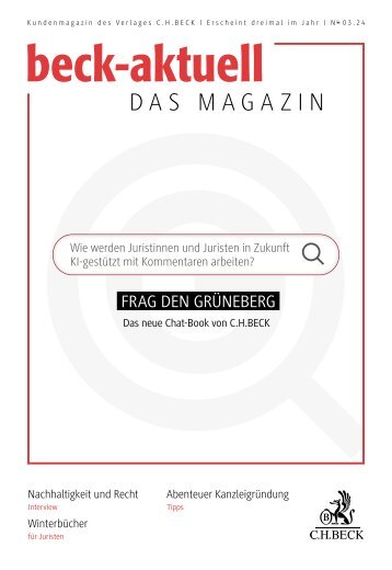 beck-aktuell - DAS MAGAZIN 03/2024