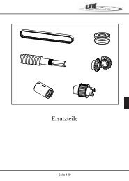 Ersatzteile - Lineartechnik Korb