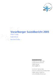 Vorarlberger Suizidbericht 2005