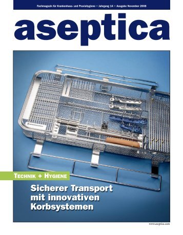 Sicherer Transport mit innovativen Korbsystemen - aseptica