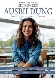 Ausbildung und Studium Herbst 2024 Hannover Braunschweig Wolfsburg