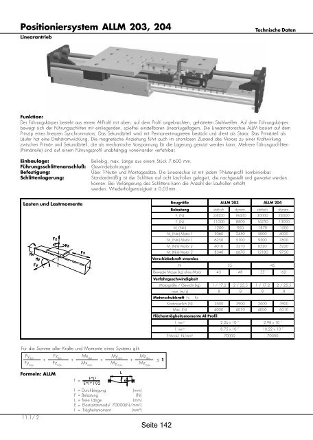 Positioniersysteme - Lineartechnik Korb