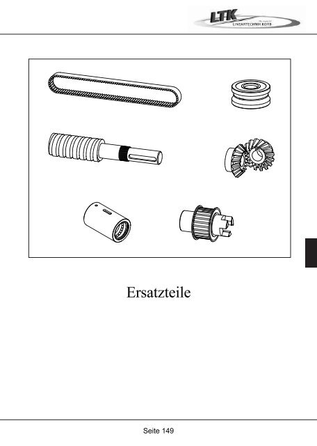 Positioniersysteme - Lineartechnik Korb