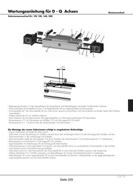 Positioniersysteme - Lineartechnik Korb