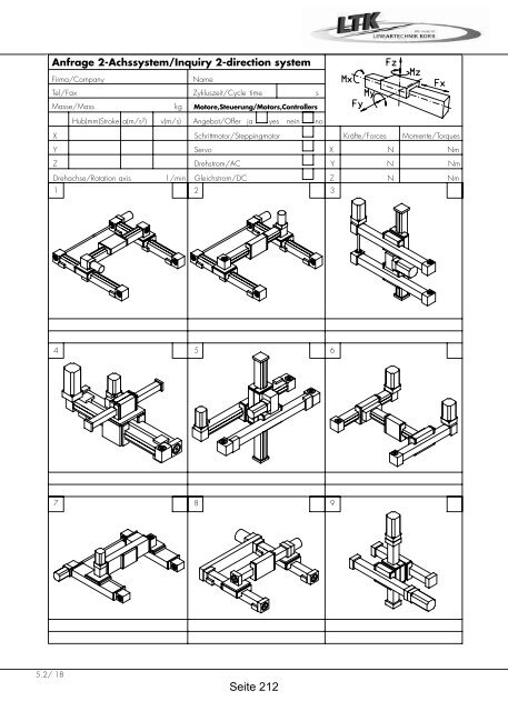 Positioniersysteme - Lineartechnik Korb