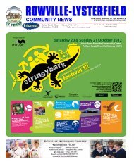 October 2012 - Rowville Lysterfield Comunity News