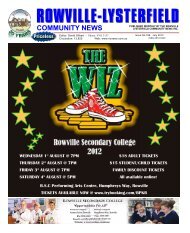 July 2012 - Rowville Lysterfield Comunity News