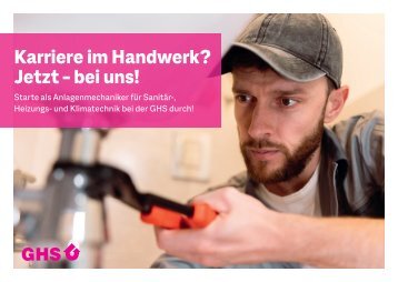 GHS Karriere im Handwerk als Anlagenmechaniker