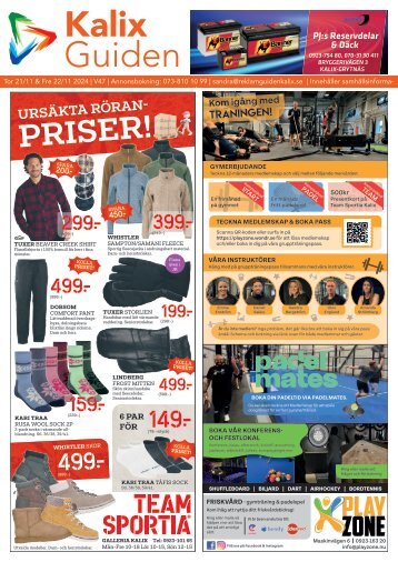 KalixGuiden vecka 47, 2024