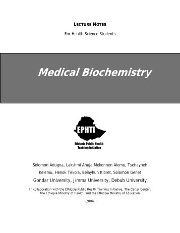 Medical Biochemistry - The Carter Center