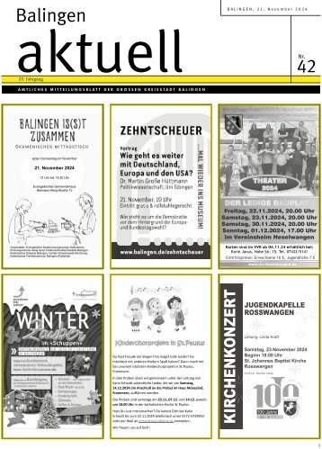 Balingen aktuell Nr. 42
