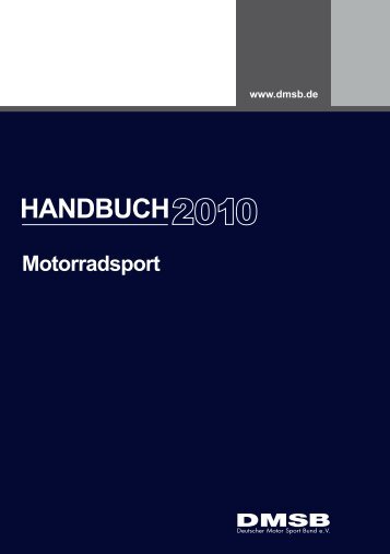 HANDBUCH Motorradsport - von sh-motorsport