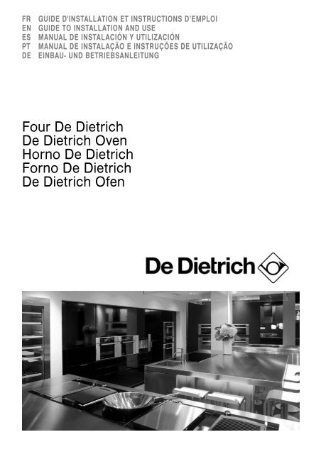 Four De Dietrich De Dietrich Oven Horno De Dietrich Forno De ...
