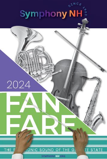 Symphony NH 2024 "Fanfare" Program • Designed by Studio Mystic +1 [617] 697-1349