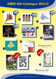 GBSS Gift Catalogue 2012/13 - Group B Strep Support
