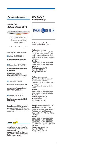 28. – 29.09.2012 Messe Stuttgart - ZM-Online